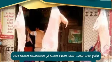 ارتفاع جديد اليوم.. أسعار اللحوم البلدية في الإسماعيلية الجمعة 2024